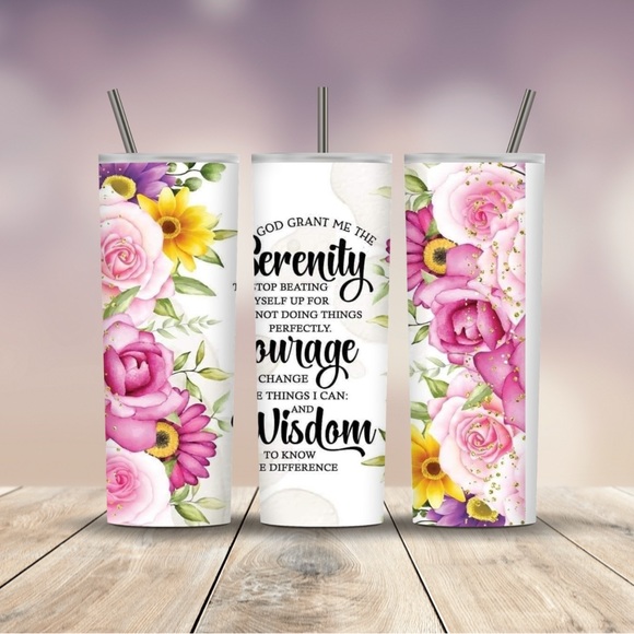 STAINLESS STEEL TUMBLER 20 OZ - Picture 1 of 6